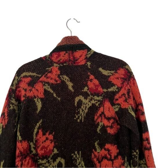 Free People Rose Flower Power Cardigan Small - Picture 5 of 10